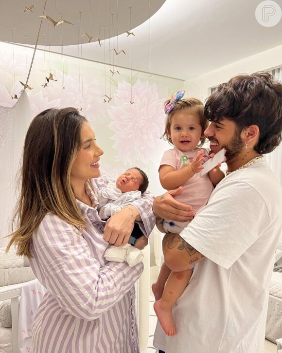 Virgínia Fonseca tem com o marido Maria Alice, de 1 ano e 4 meses