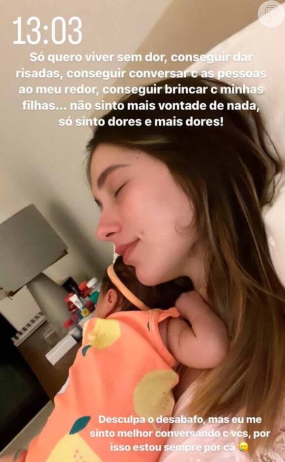 Virgínia Fonseca voltou a usar os Stories do Instagram para falar sobre as dores de cabeça que vem sentindo
