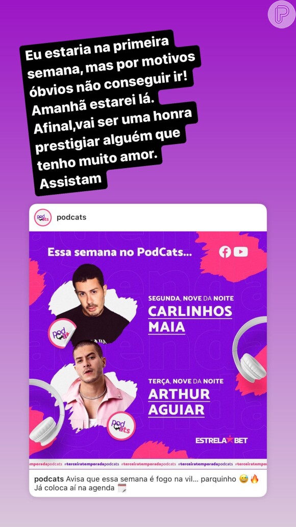 Carlinhos Maia é o convidado do podcast de Lucas Guimarães nesta segunda-feira