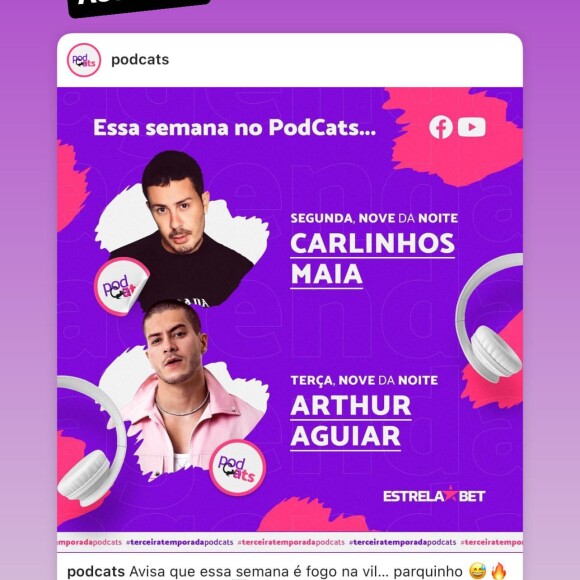 Carlinhos Maia é o convidado do podcast de Lucas Guimarães nesta segunda-feira