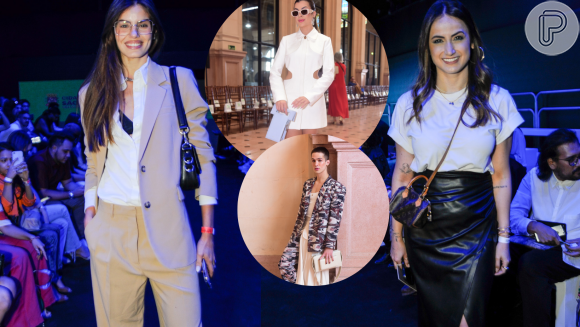 Jeans, alfaiataria, all white e mais: quais são as trends de moda dos famosos na SPFW?