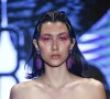 Sombra com cores neon se destacaram na Semana de Moda de São Paulo