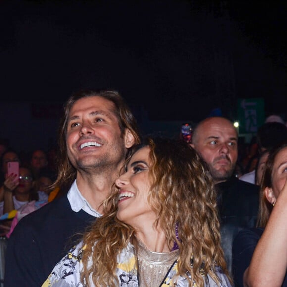 Wanessa e Dado Dolabella acompanharam juntinhos o show de Ivete Sangalo