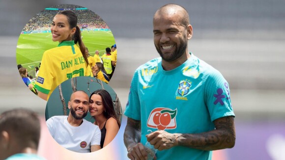 Daniel Alves: titular em jogo do Brasil, enxurrada de críticas e apoio da esposa, a modelo Joana Sanz. Detalhes!