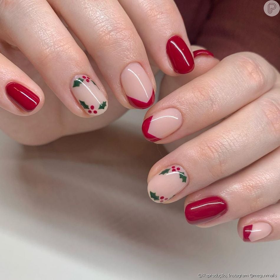 Unhas decoradas para Natal: vermelho domina nail arts criativas, simples e  delicadas para festa : - Purepeople