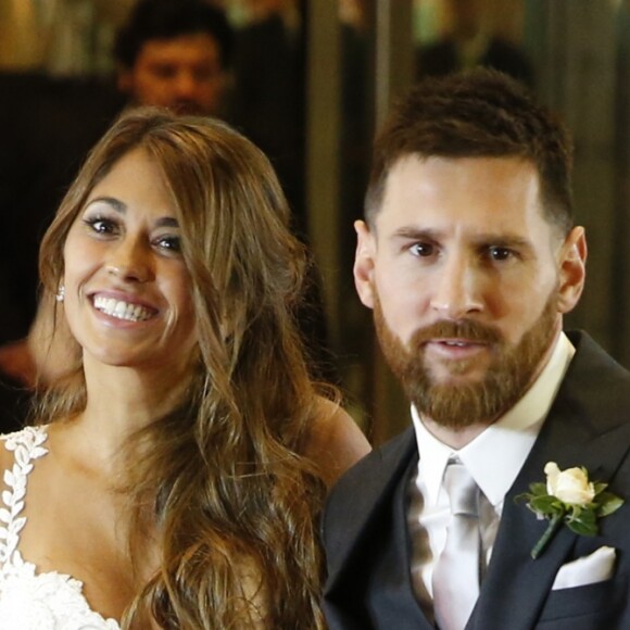 Messi e Antonella se casaram em 2017
