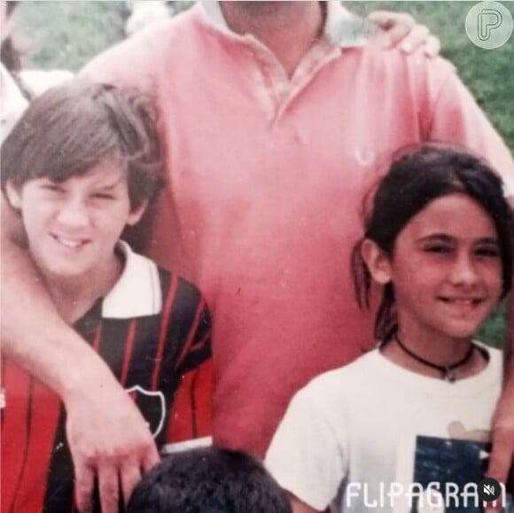Messi e Antonella se conheceram ainda criança