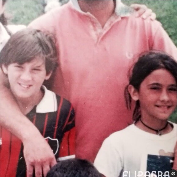 Messi e Antonella se conheceram ainda criança