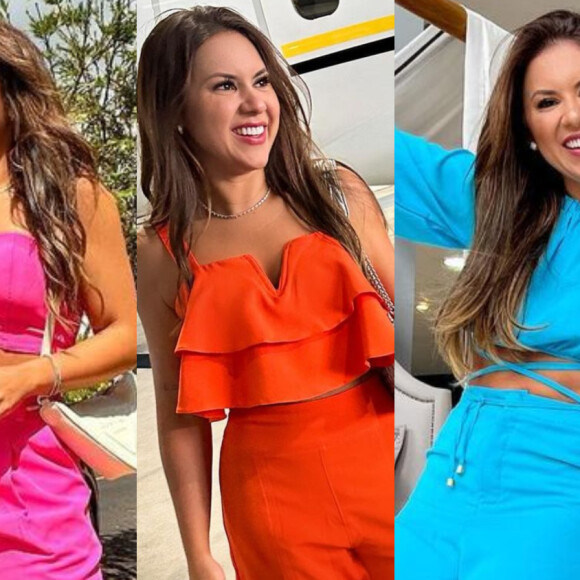 Natália Toscano aposta nos looks monocromáticos