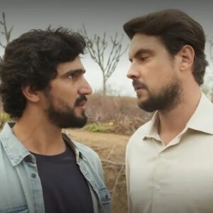 Tertulinho (Renato Góes) e José/Zé Paulino (Sergio Guizé) têm nova briga na novela 'Mar do Sertão' em capítulos da primeira semana de 2023