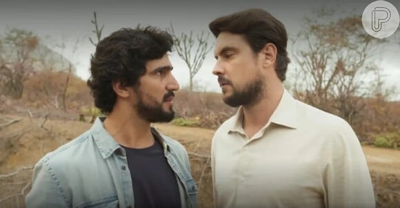 Tertulinho (Renato Góes) e José/Zé Paulino (Sergio Guizé) têm nova briga na novela 'Mar do Sertão' em capítulos da primeira semana de 2023