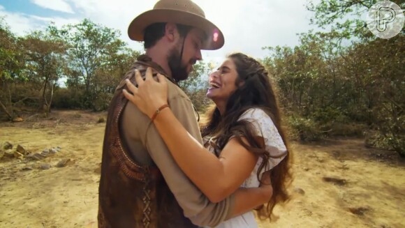 José/Zé Paulino (Renato Góes) e Candoca (Isadora Cruz) decidem antecipar o casamento nos próximos capítulos da novela 'Mar do Sertão'