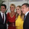 Junno, Xuxa, Angélica e Luciano Huck são fotografados na festa 'Vem Aí' da TV Globo