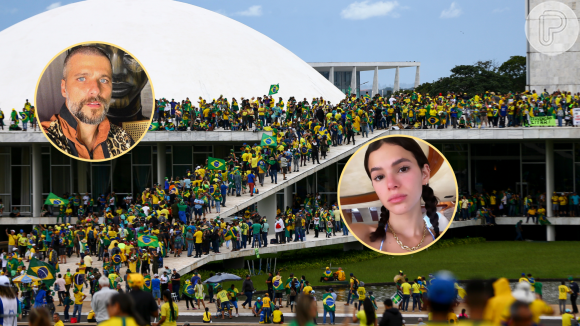 Famosos repudiaram os atos terroristas cometidos em Brasília