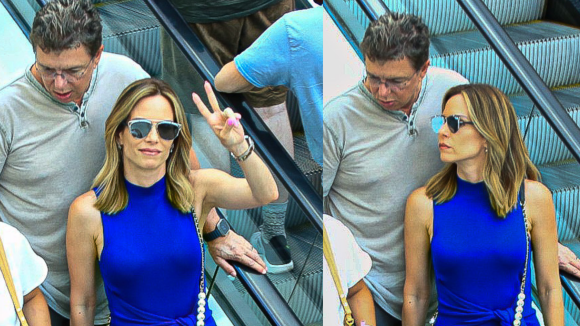 Idêntica! Filha de Boninho e Ana Furtado chama atenção pela semelhança com o pai durante passeio em shopping. Fotos!
