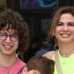 Luciana Gimenez estava com os filhos quando sofreu o acidente