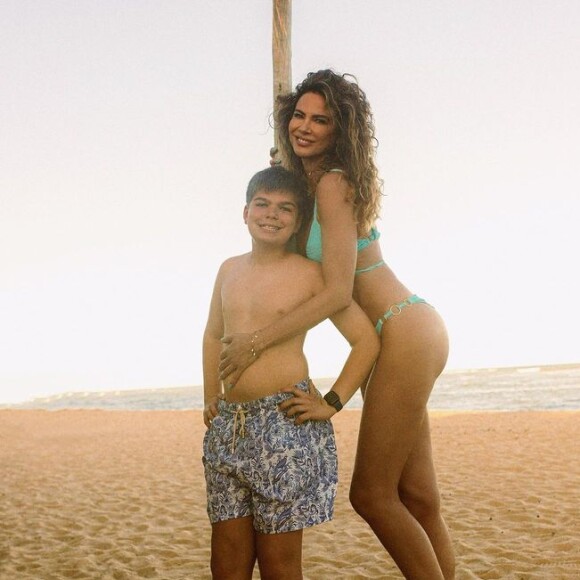 Lorenzo é o filho mais novo de Luciana Gimenez e está com 11 anos