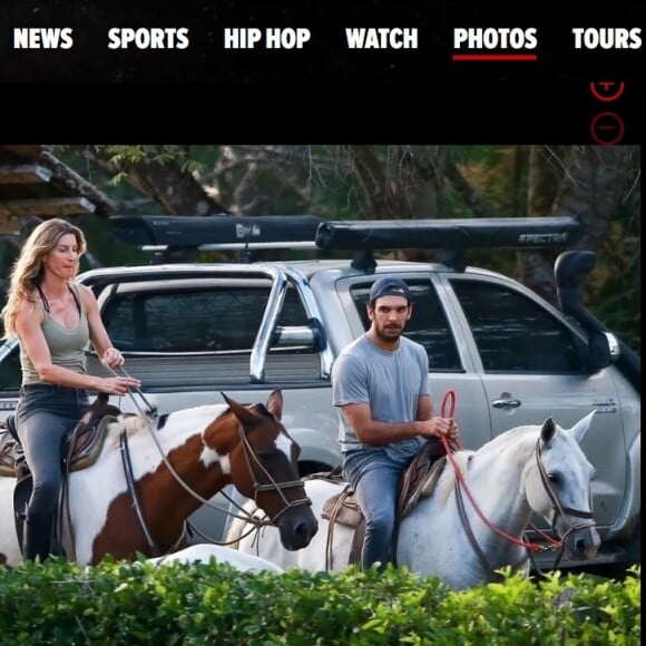 Gisele Bündchen e Joaquim Valente foram flagrados na Costa Rica