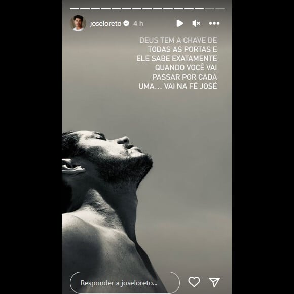 José Loreto também publicou um desabafo sobre o término com Rafa Kalimann nos stories