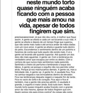 José Loreto publicou um texto após o término com Rafa Kalimann