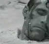 Fim da novela 'O Rei do Gado': Ralf (Oscar Magrini) foi enterrado na areia após levar uma surra de capangas