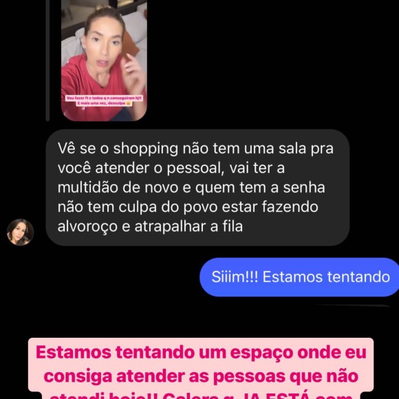 Virgínia Fonseca prometeu tentar reunir os fãs em um espaço especial para as fotos