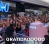 Virgínia Fonseca reuniu uma multidão em um shopping