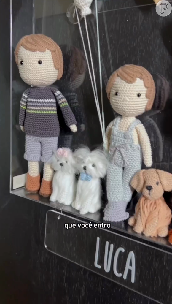 Quarto de Luca, filho de Claudia Raia, foi decorado com miniaturas de toda a família