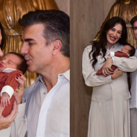 Claudia Raia e Jarbas Homem de Mello deixam a maternidade com o filho, Luca, nos braços e essas 15 fotos vão te encantar!