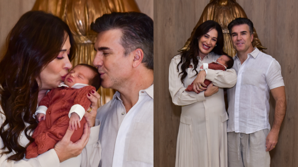 Claudia Raia e Jarbas Homem de Mello deixam a maternidade com o filho, Luca, nos braços e essas 15 fotos vão te encantar!
