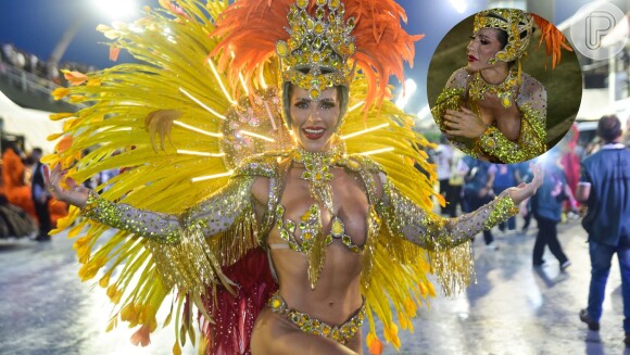 Ana Paula Minerato encarou problema íntimo na concentração do desfile de carnaval 2023 da Gaviões da Fiel, mas deu a volta por cima