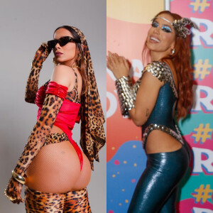 Anitta antes e durante o Carnaval de 2023