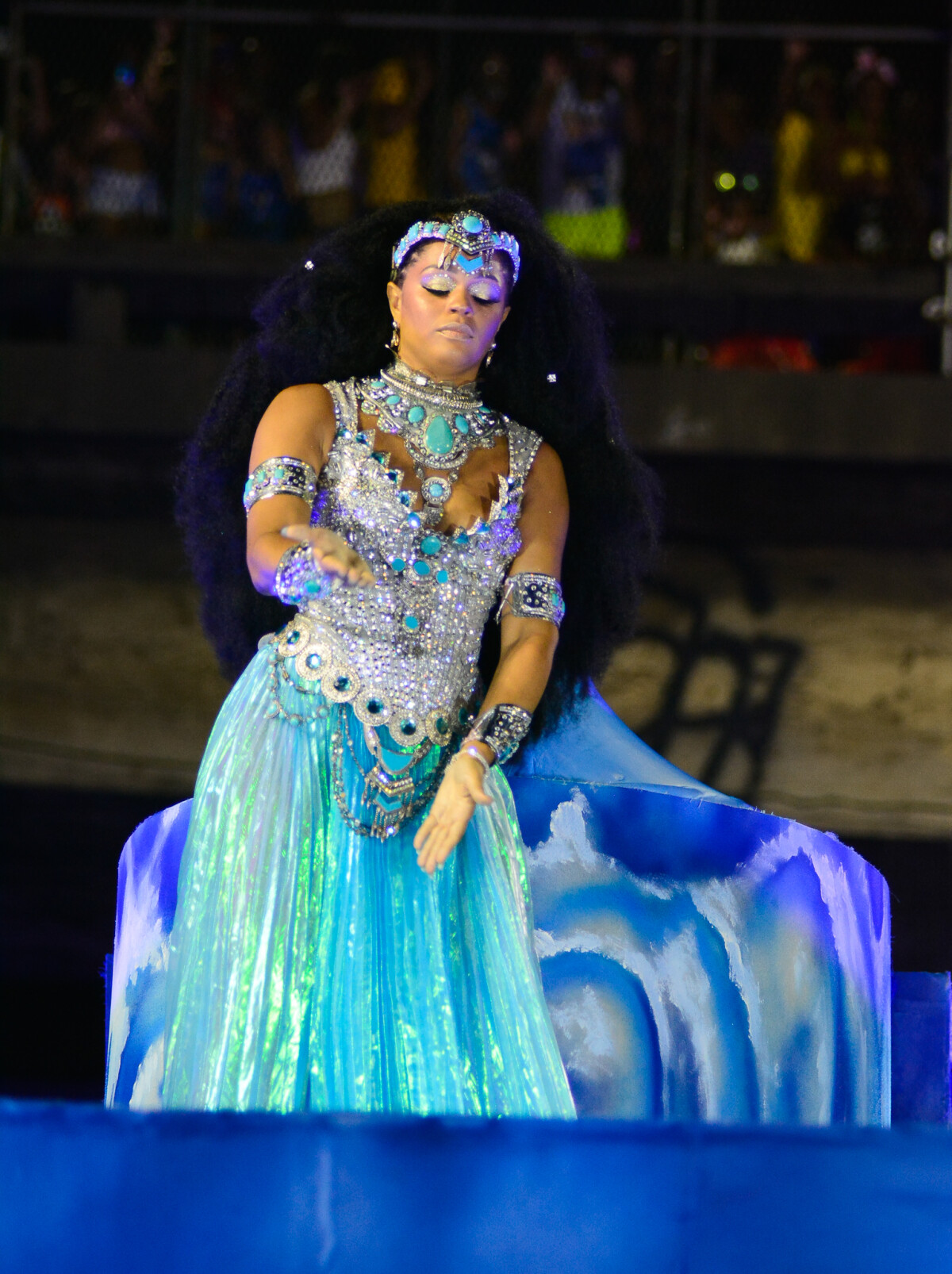 Foto: Juliana Alves arrebatou o público como Iemanjá no desfile do carnaval  2023 - Purepeople