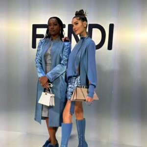 Iza e Sasha Meneghel marcaram presença no desfile da Fendi, em Milão