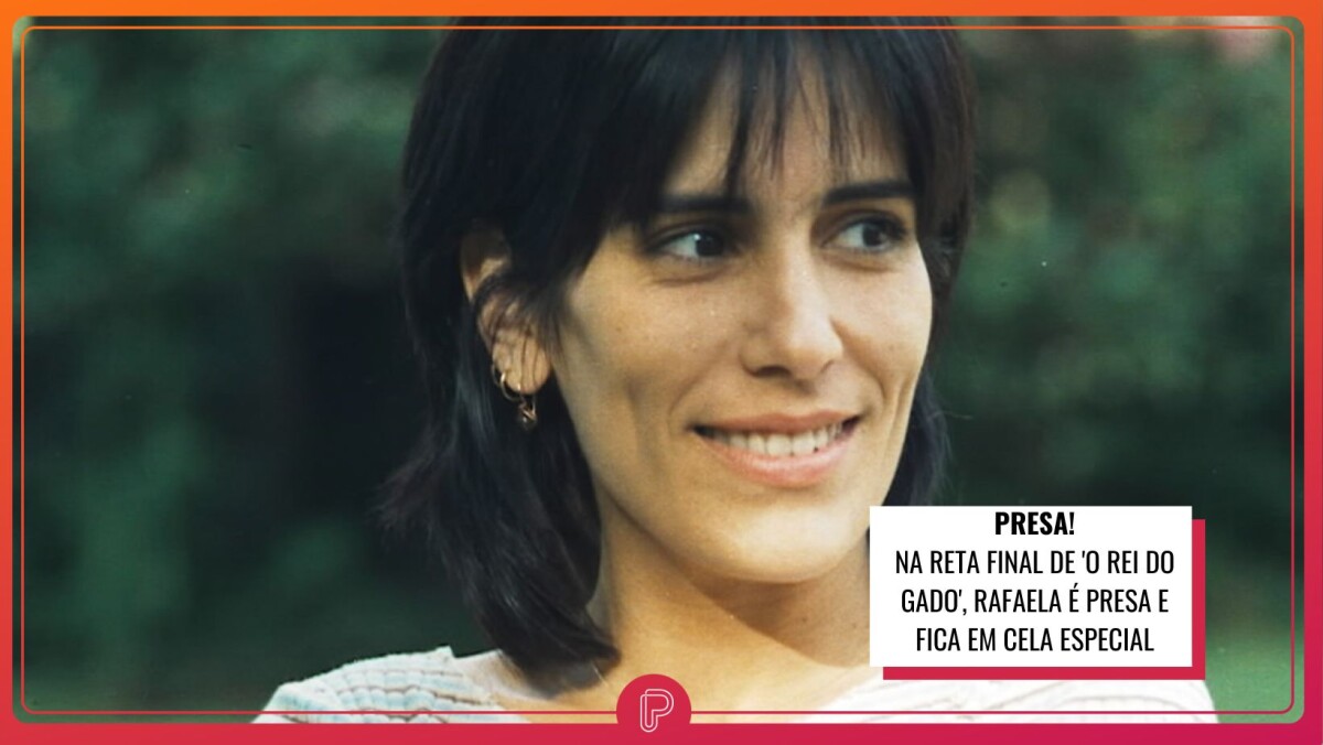 Foto Na reta final da novela O Rei do Gado Rafaela Gloria Pires é presa Purepeople