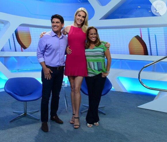 Nova fase do programa 'Hoje em Dia' com César Filho, Ana Hickmann e Renata Alves foi apresentada à imprensa