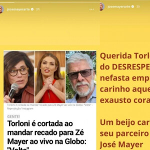 José Mayer disse que Globo é 'nefasta' após atriz tentar mencioná-lo no 'Encontro' e ser impedida