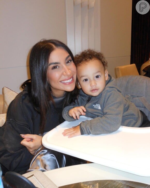 Bianca Andrade mostra nova foto do filho, Cris, e fofura do pequeno encanta a web