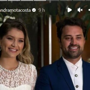 Lyandra Costa, filha do cantor Leandro, oficializou a união com Lucas Santos