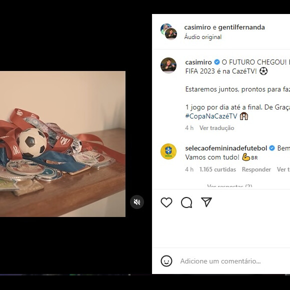 Fernanda Gentil irá fazer a trasnmissão da Copa do Mundo de Futebol Feminino