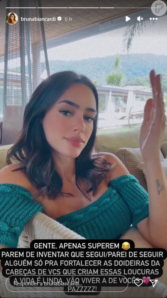 Namorada de Neymar, Bruna Biancardi reagiu à polêmica com Bruna Marquezine e Thiaguinho