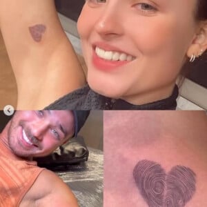 Larissa Manoela fez tatuagem de casal com André Luiz Frambach