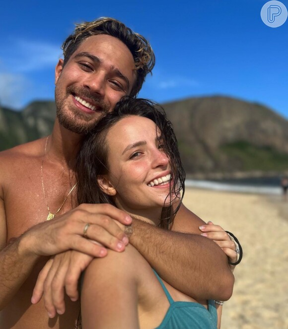 Larissa Manoela ficou noiva de André Luiz Frambach em dezembro de 2022