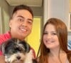 Jéssica Esteves, casada com Daniel Rodriguez, revelou a primeira gravidez em rede social no dia 7 de abril de 2023