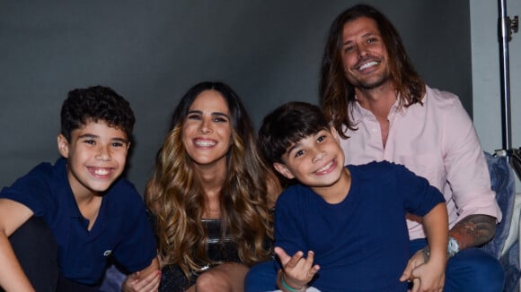 Filhos de Wanessa Camargo e Dado Dolabella chamam atenção por detalhe em fotos no camarim da cantora. Descubra!