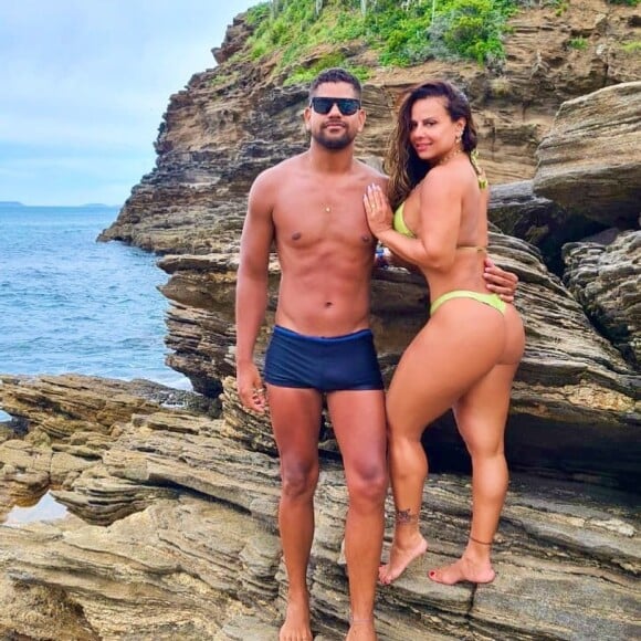 Viviane Araujo e Guilherme Militão estão juntos desde 2019