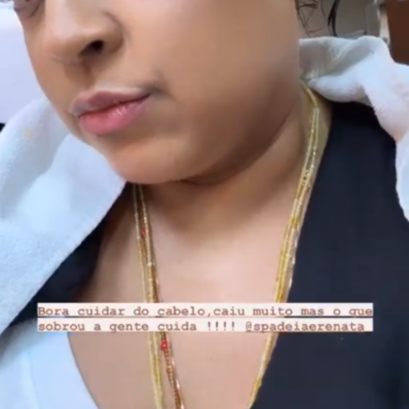 Preta Gil: 'Bora cuidar o cabelo. Caiu muito, mas o que sobrou, a gente cuida'