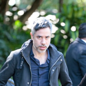 Filho de Rita Lee e Roberto de Carvalho, Antõnio Lee chegou à paróquia de São Pedro e São Paulo para a missa de sétimo dia da mãe, em 16 de maio de 2023