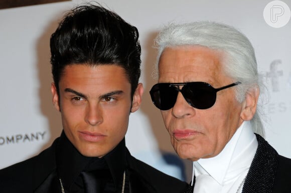 Muso de Karl Lagerfeld, Baptiste Giabiconi deve herder 30% da herança