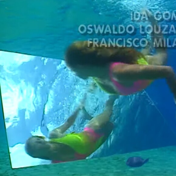 Susana Werner apareceu na abertura da novela 'Cara e Coroa', de 1995